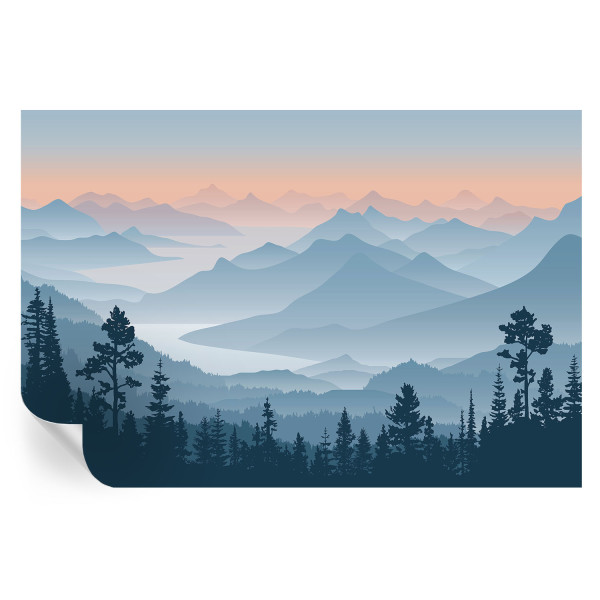 Samoprzylepna tapeta Górska panorama 104x70 Wallfluent 935683