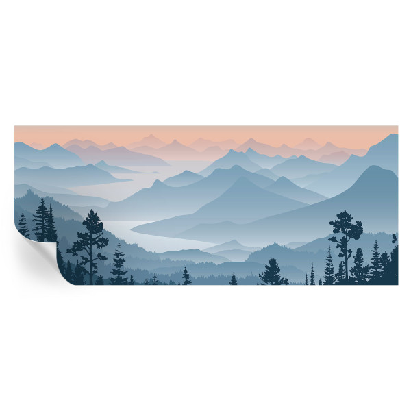 Samoprzylepna tapeta Górska panorama 250x104 Wallfluent 935530
