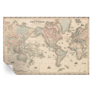 Samoprzylepna tapeta Historyczna mapa 104×70 Wallfluent 935492 Samoprzylepna tapeta Historyczna mapa 104×70 Wallfluent 935492