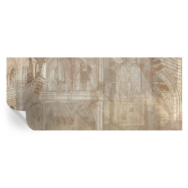 Samoprzylepna tapeta Historyczne ornamenty 250x104 Wallfluent 935508