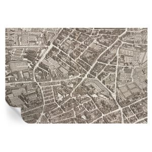 Samoprzylepna tapeta Miejski labirynt 104×70 Wallfluent 935436