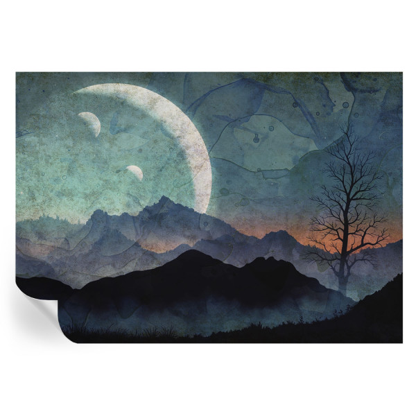 Samoprzylepna tapeta Nocny pejzaż 312x219 Wallfluent 935475