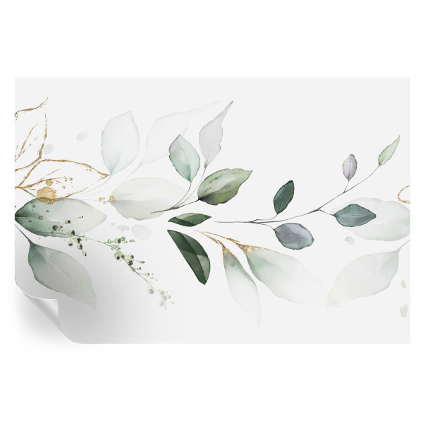 Samoprzylepna tapeta Zielone liście 104x70 Tulup 967128