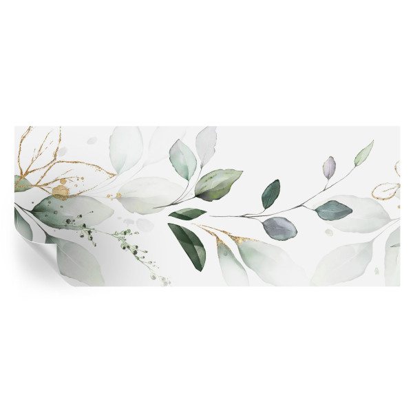 Samoprzylepna tapeta Zielone liście 250x104 Tulup 966990