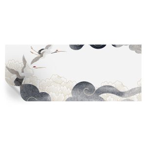 Samoprzylepna tapeta Żurawie w locie 250×104 Wallfluent 935760
