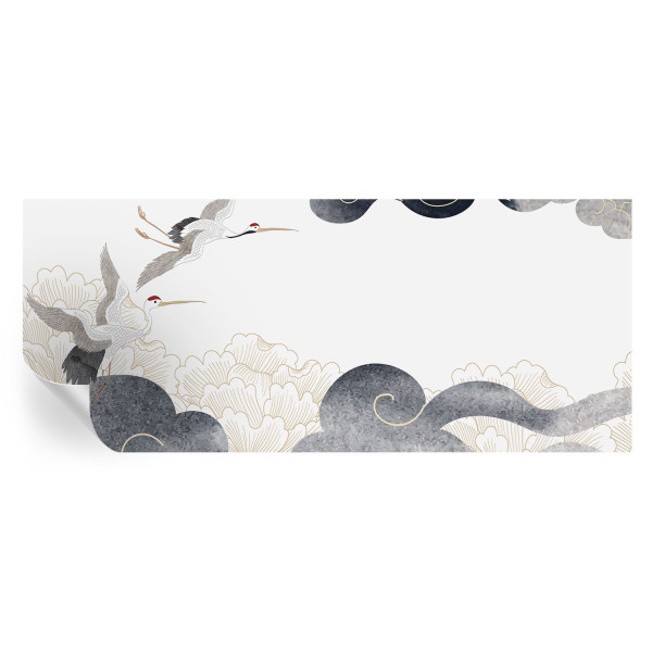 Samoprzylepna tapeta Żurawie w locie 250x104 Wallfluent 935760