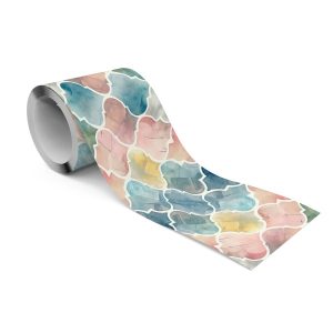 Samoprzylepny Pasek Dekoracyjny Pastelowe Ornamenty 225071