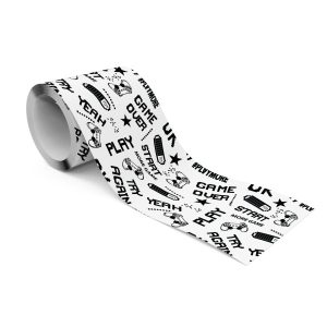 Samoprzylepny Pasek Dla Chłopca Piksele GAME OVER Pady 225081 Samoprzylepny Pasek Dla Chłopca Piksele GAME OVER Pady 225081