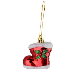 SANTA LILA Komplet 4 bombek But 5×3,5x6cm 743684 SANTA LILA Komplet 4 bombek But 5×3,5x6cm 743684