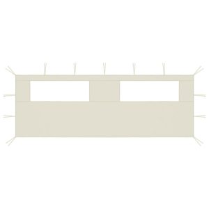 Ścianka do altany Kremowy 6 x 2 m Tkanina vidaXL 267922 Ścianka do altany Kremowy 6 x 2 m Tkanina vidaXL 267922