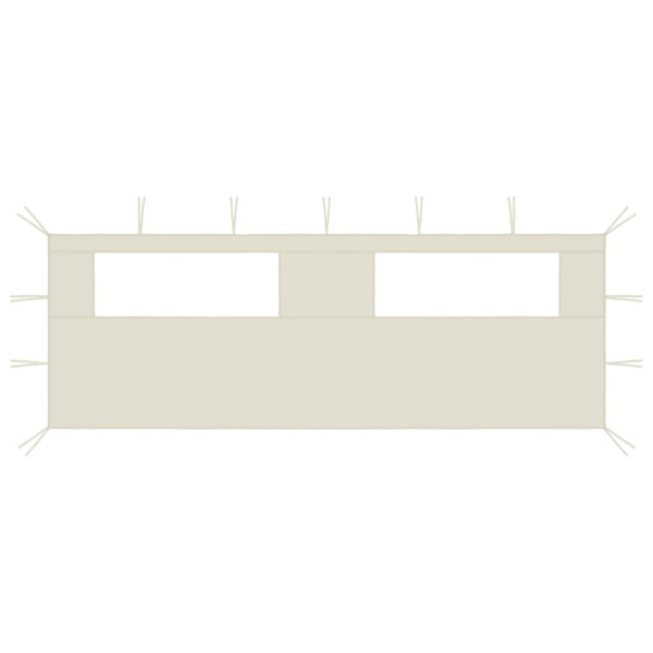 Ścianka do altany Kremowy 6 x 2 m Tkanina vidaXL 267922