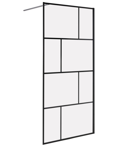 Ścianka prysznicowa TAPAJOS 90 x 195 cm Czarny 727771