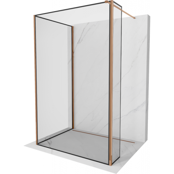 Ścianka prysznicowa Walk-in Mexen Kioto 100 x 100 x 30 cm 498141