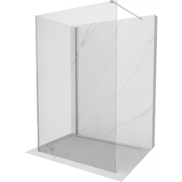 Ścianka prysznicowa Walk-in Mexen Kioto 100 x 70 cm, transparent, chrom 499795