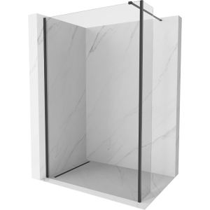 Ścianka prysznicowa Walk-in Mexen Kioto 110 x 30 cm, transparent, czarna 503618 Ścianka prysznicowa Walk-in Mexen Kioto 110 x 30 cm, transparent, czarna 503618