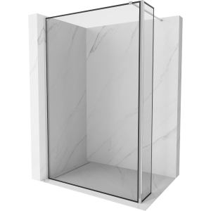 Ścianka prysznicowa Walk-in Mexen Kioto 110 x 40 cm, czarny wzór, chrom 501291 Ścianka prysznicowa Walk-in Mexen Kioto 110 x 40 cm, czarny wzór, chrom 501291