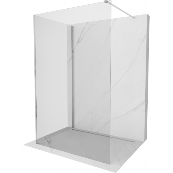 Ścianka prysznicowa Walk-in Mexen Kioto 110 x 80 cm, transparent, chrom 497972