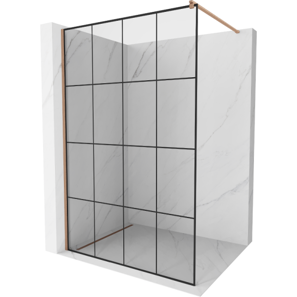 Ścianka prysznicowa Walk-in Mexen Kioto 130 x 200 cm 506336