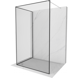 Ścianka prysznicowa Walk-in Mexen Kioto 130 x 70 cm, czarny wzór, chrom 505835 Ścianka prysznicowa Walk-in Mexen Kioto 130 x 70 cm, czarny wzór, chrom 505835