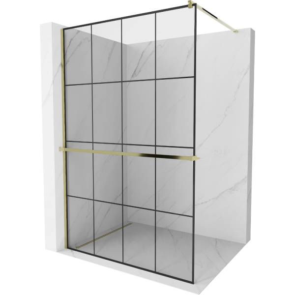 Ścianka prysznicowa Walk-in Mexen Kioto+ 140x200 cm 499876