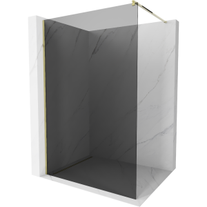 Ścianka prysznicowa Walk-in Mexen Kioto 70 x 200 cm, grafit 8 mm, złota 502558 Ścianka prysznicowa Walk-in Mexen Kioto 70 x 200 cm, grafit 8 mm, złota 502558