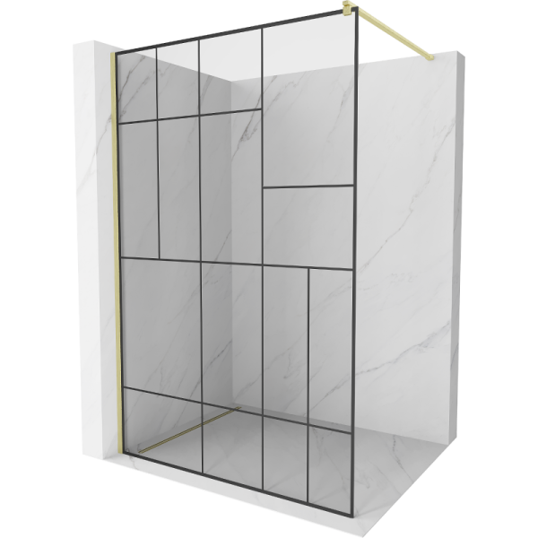 Ścianka prysznicowa Walk-in Mexen Kioto 80 x 200 cm 500446