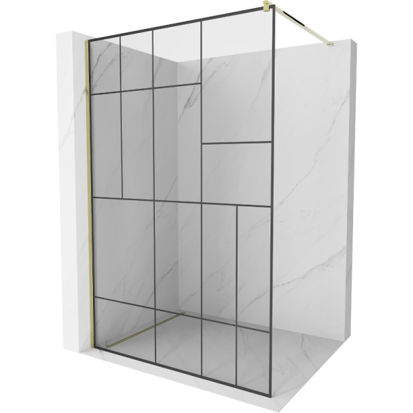 Ścianka prysznicowa Walk-in Mexen Kioto 80 x 200 cm 502643