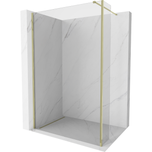 Ścianka prysznicowa Walk-in Mexen Kioto 95 x 30 cm, transparent, złota 506550 Ścianka prysznicowa Walk-in Mexen Kioto 95 x 30 cm, transparent, złota 506550