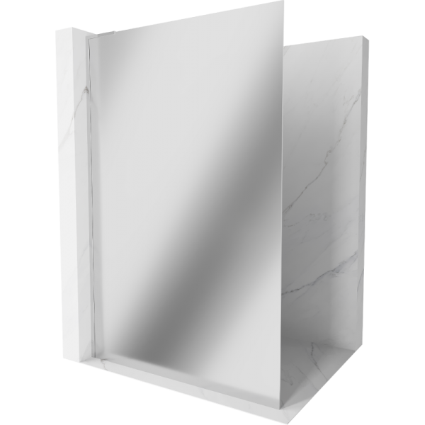 Ścianka prysznicowa Walk-in Mexen Kioto L 100 x 200 cm, lustro, chrom 498859