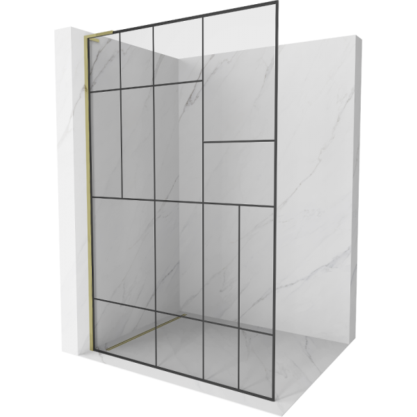 Ścianka prysznicowa Walk-in Mexen Kioto L 100 x 200 cm 500450