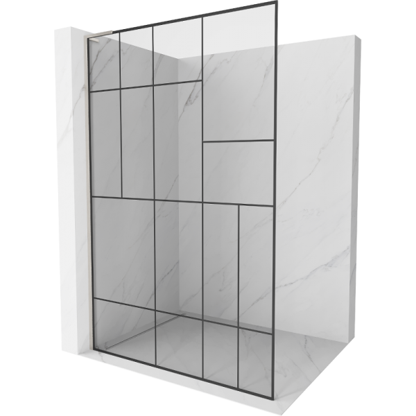 Ścianka prysznicowa Walk-in Mexen Kioto L 100 x 200 cm 500808