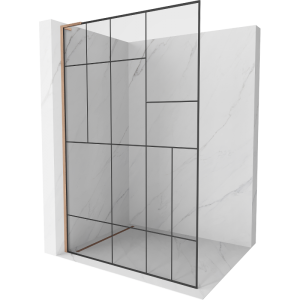 Ścianka prysznicowa Walk-in Mexen Kioto L 100 x 200 cm 499209 Ścianka prysznicowa Walk-in Mexen Kioto L 100 x 200 cm 499209