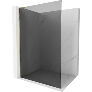 Ścianka prysznicowa Walk-in Mexen Kioto L 110 x 200 cm, grafit, złota 499843 Ścianka prysznicowa Walk-in Mexen Kioto L 110 x 200 cm, grafit, złota 499843