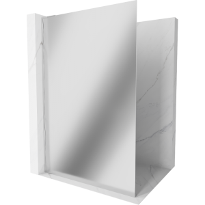 Ścianka prysznicowa Walk-in Mexen Kioto L 110 x 200 cm, lustro, chrom 501097 Ścianka prysznicowa Walk-in Mexen Kioto L 110 x 200 cm, lustro, chrom 501097