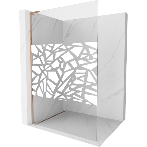 Ścianka prysznicowa Walk-in Mexen Kioto L 110 x 200 cm 505400
